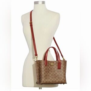 Coach rustic brown handbag